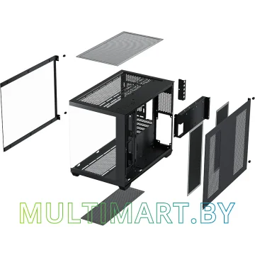 Корпус XASTRA QW500M 3ARGB-C10-UC (черный) картинка 8