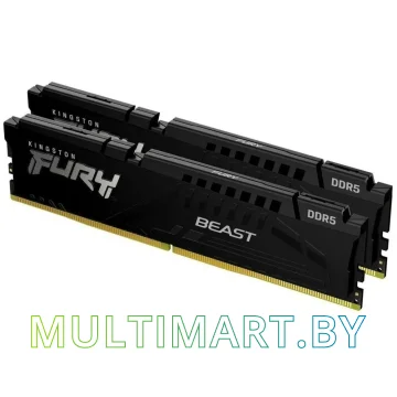 Оперативная память Kingston FURY Beast 2x32GB DDR5 PC-44800 (KF556C40BB2K2-64)