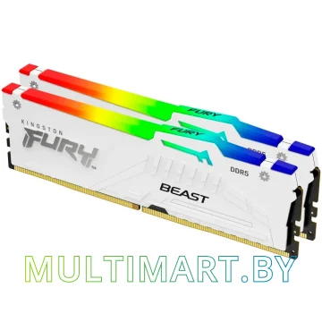 Оперативная память Kingston FURY Beast RGB 2x32GB DDR5 PC5-48000 (KF560C30BWAK2-64)