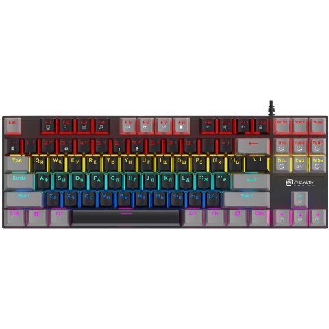 Клавиатура Oklick K600X (черный/серый)